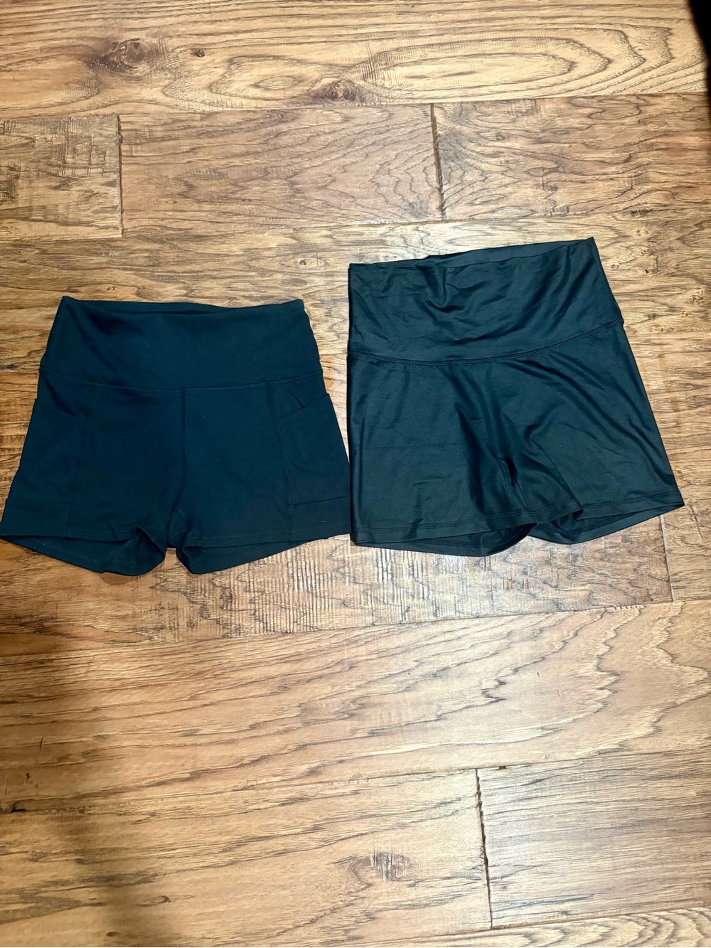 Balance Collection Black High-Rise Athletic Shorts Duo